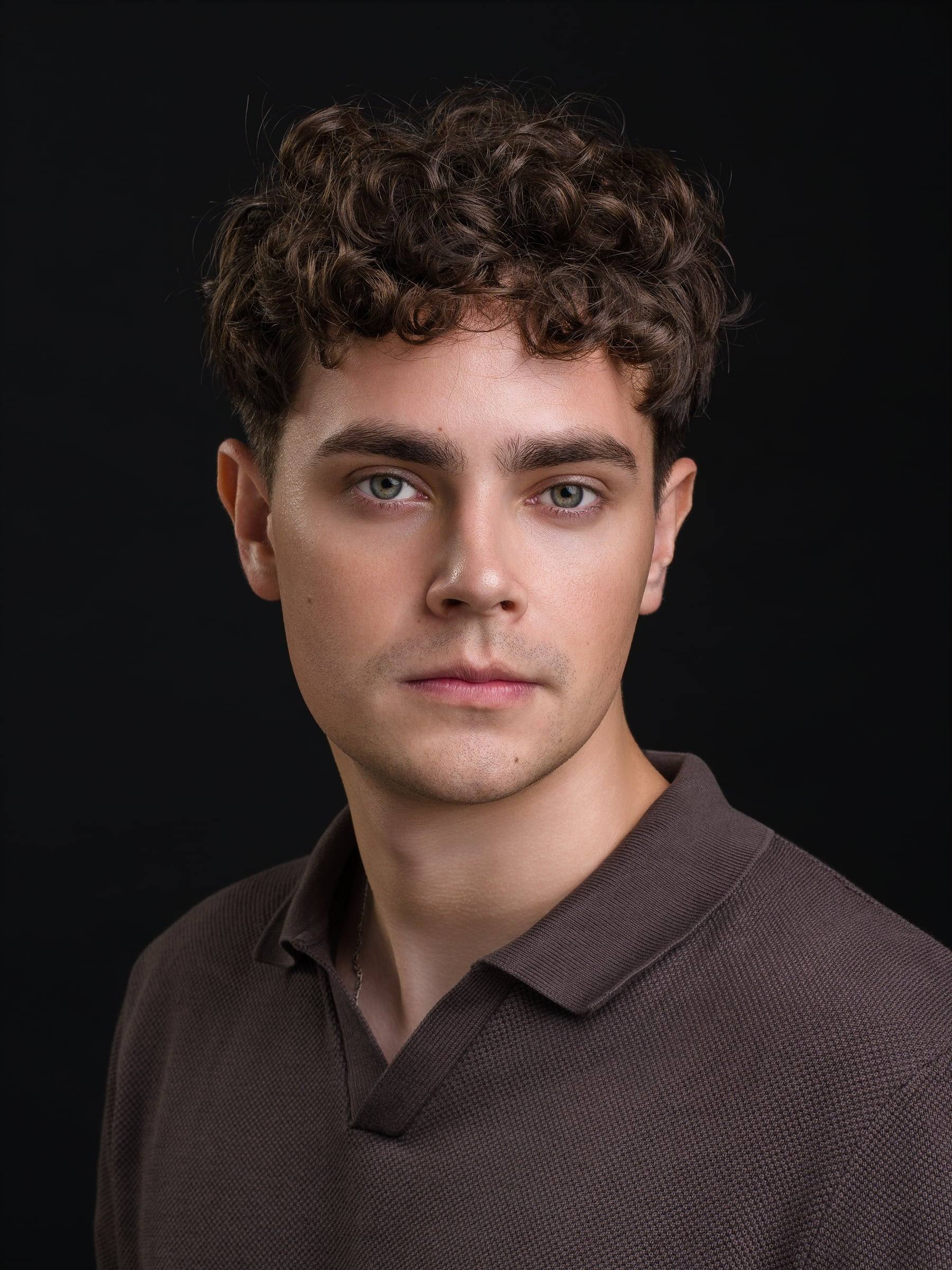 Jorge Tyrakowski in a brown knit polo and light trousers, headshot